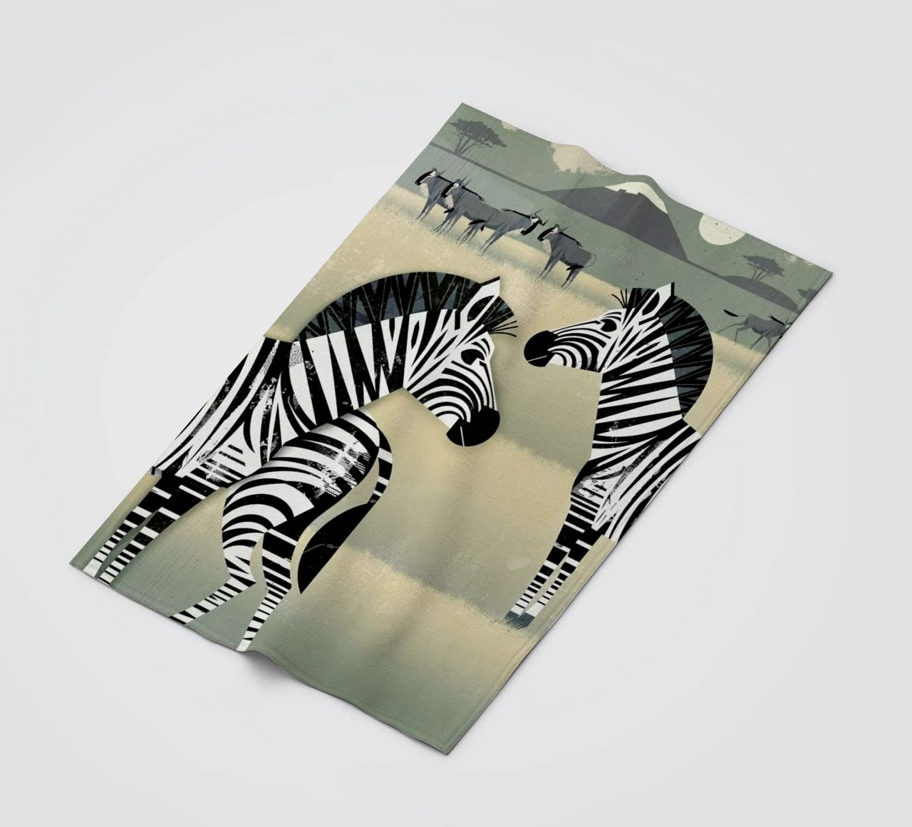 Zebra coperta in pile da Dieter Braun