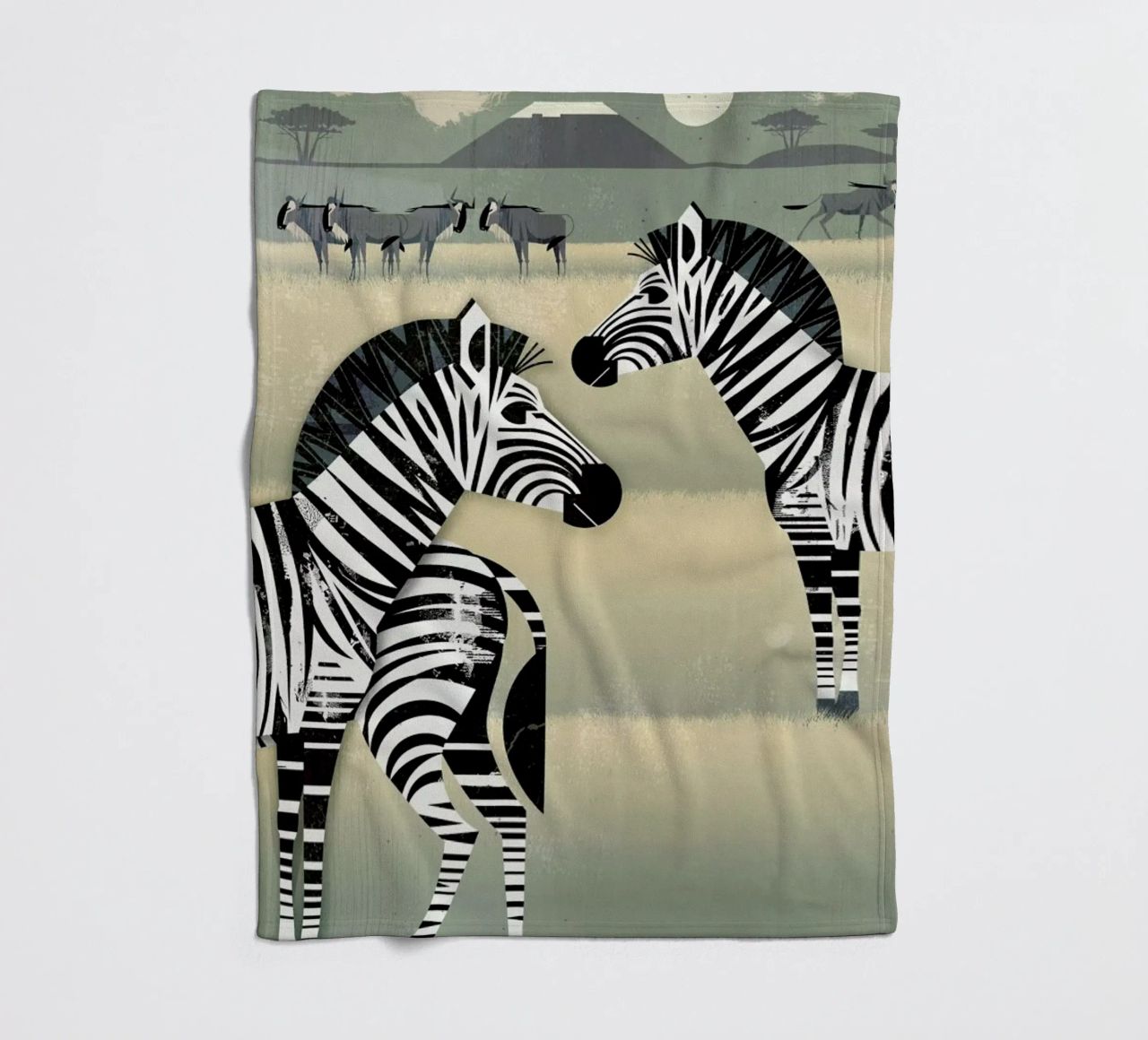 Zebra coperta in pile da Dieter Braun