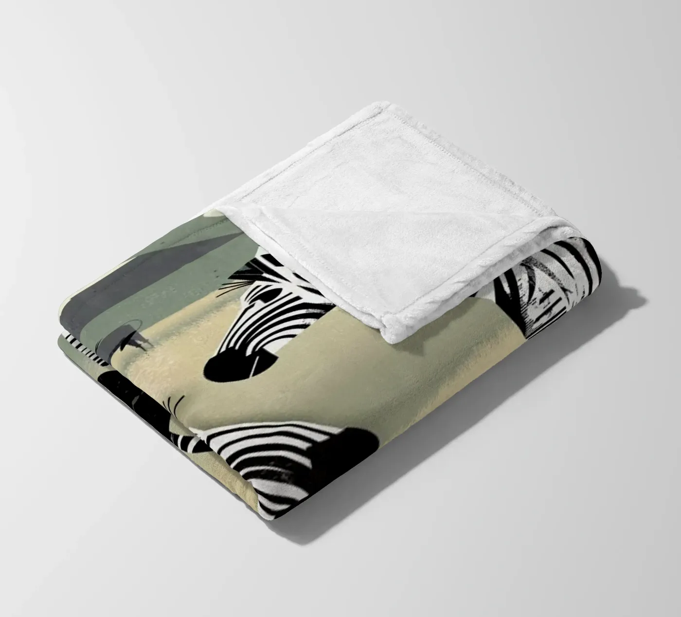 Zebra Fleecedecke von Dieter Braun