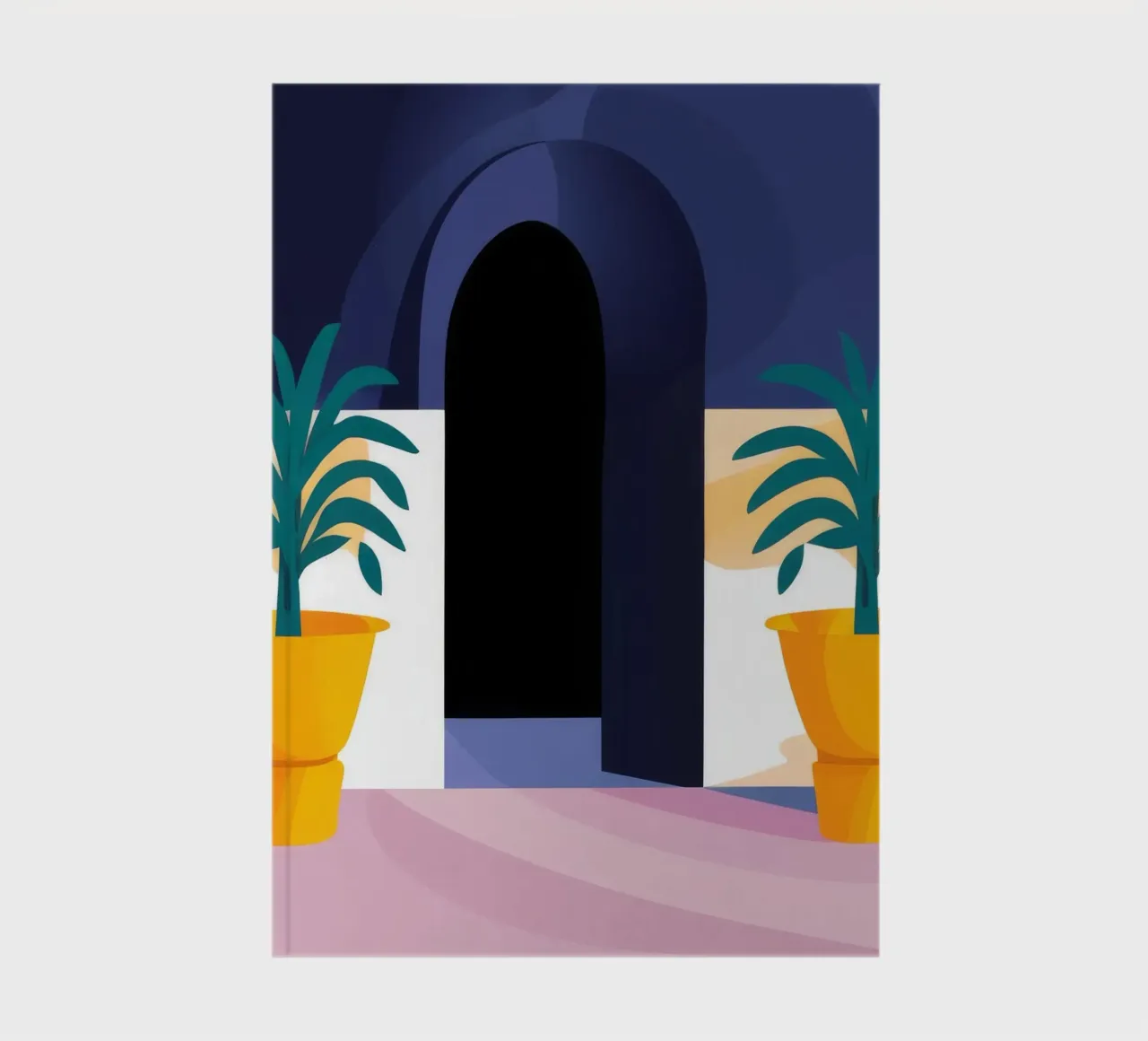 Midnight Palm Atrium notebook by Jasper Rune