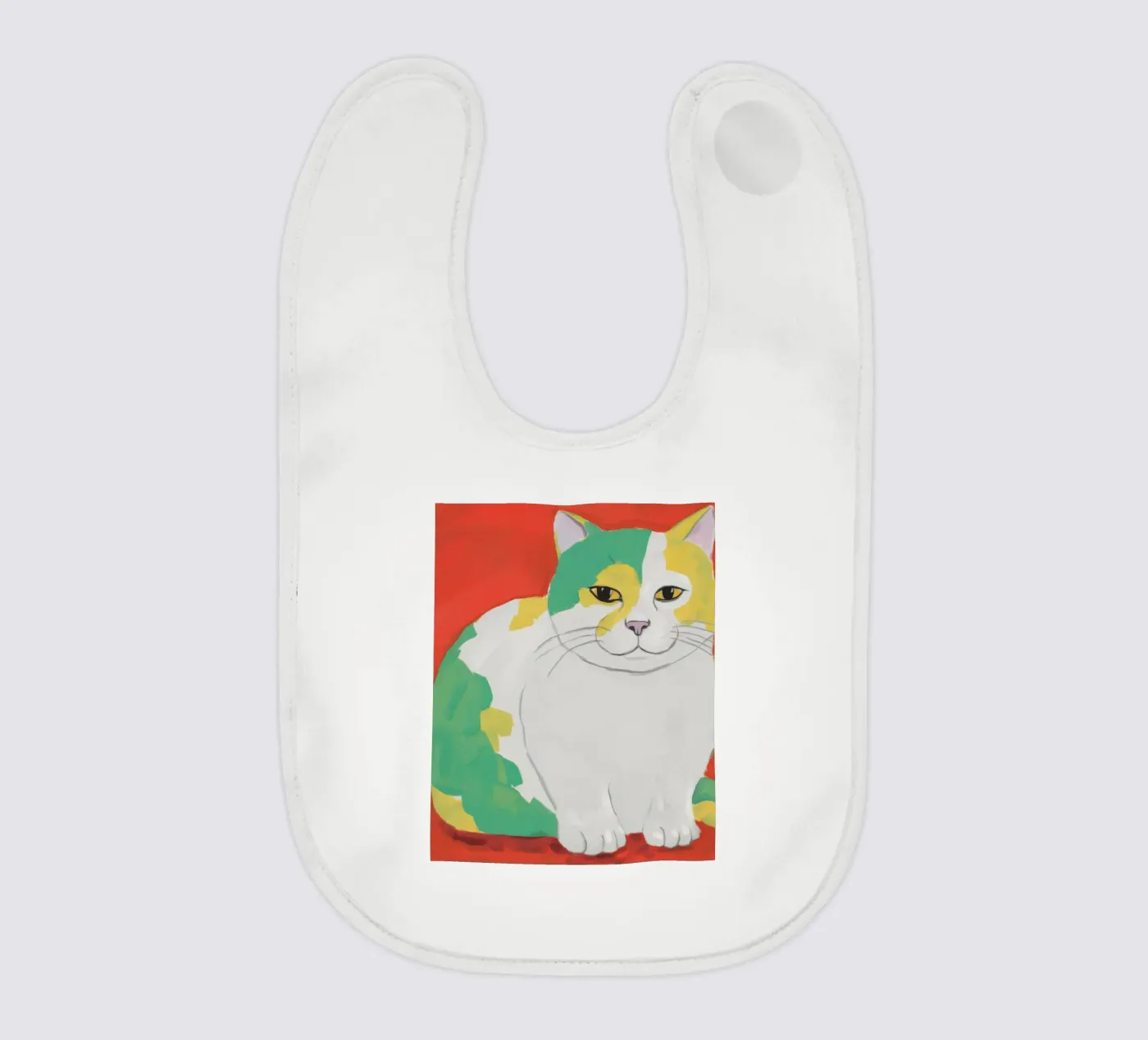 Calico Patchwork Majesty baby bib by Stone Patina