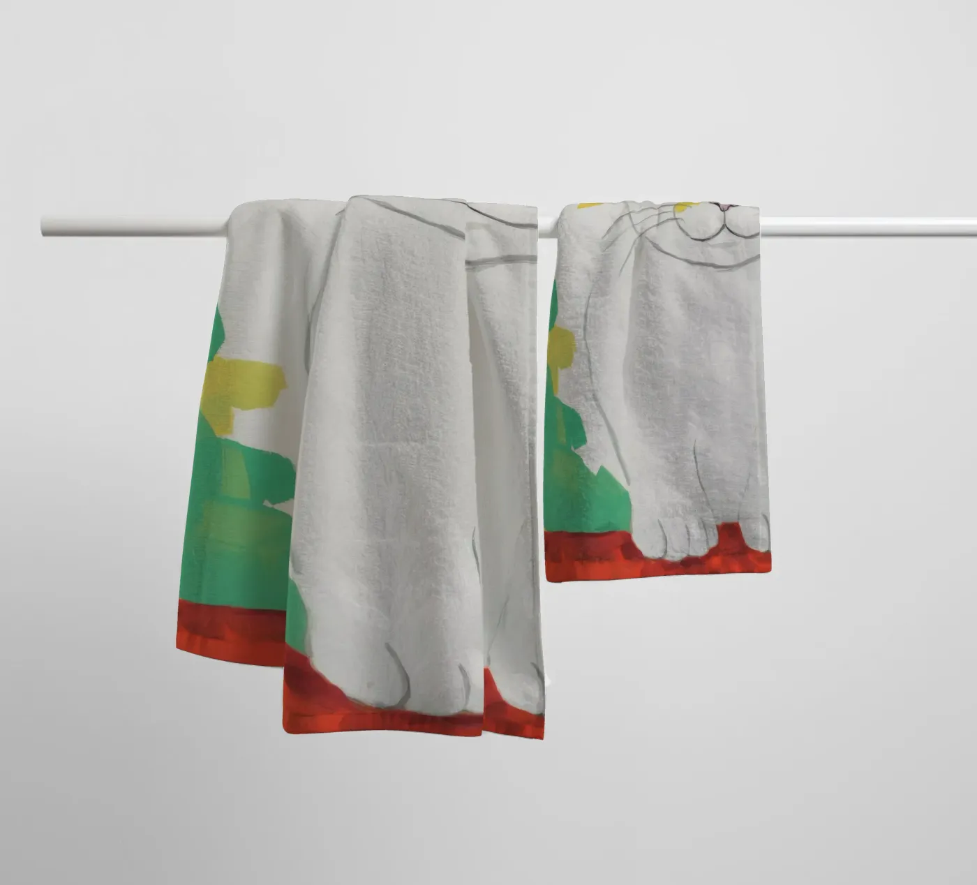 Calico Patchwork Majesty towel by Stone Patina