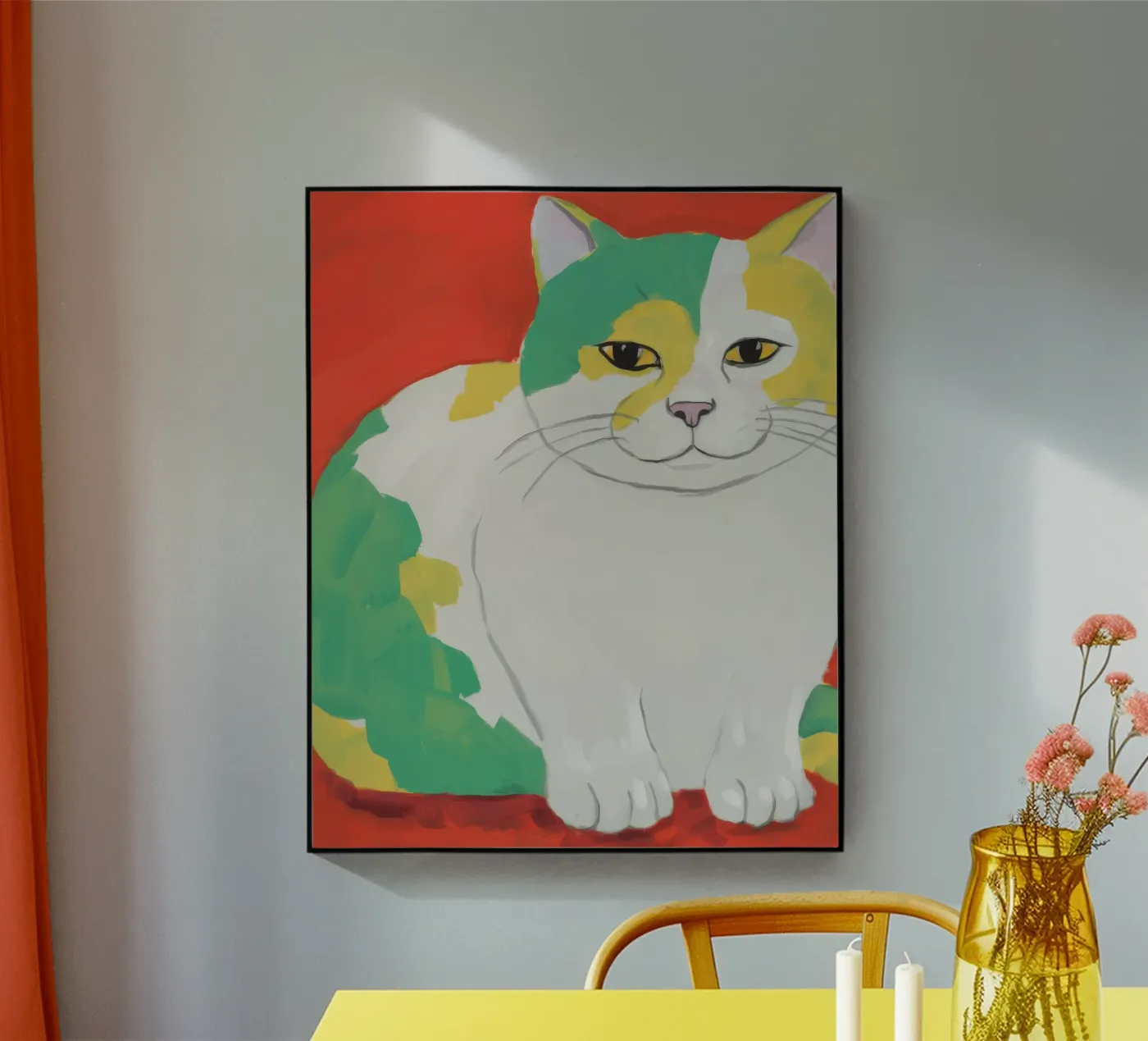 Calico Patchwork Majesty Acryl-Glas von Stone Patina