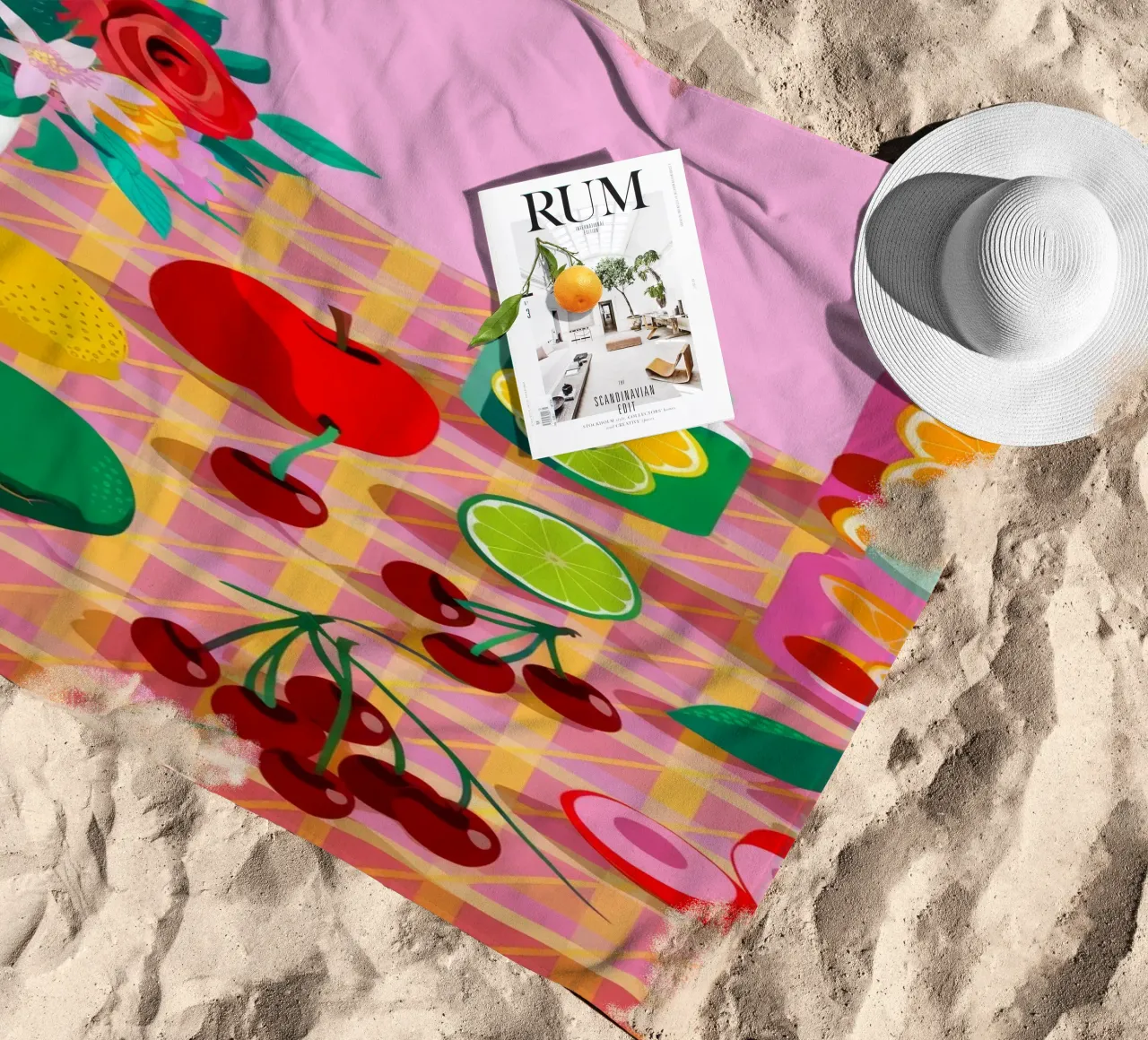 Radiosità mattutina fruttata telo mare da Chroma Haven