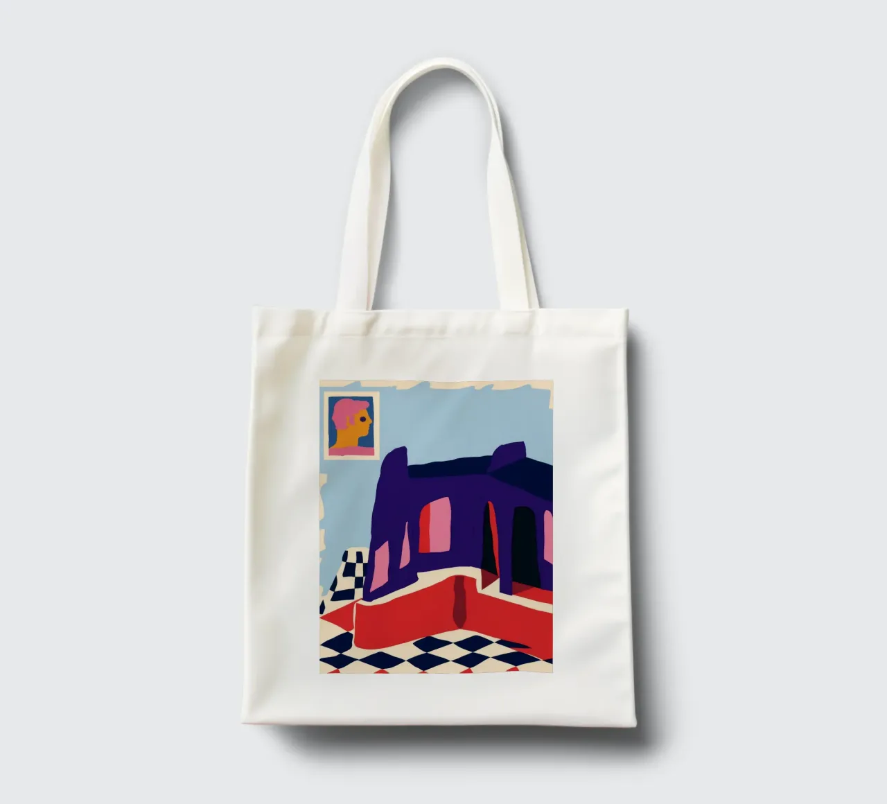 Arco cremisi Mirage borsa in juta da Ember Stone