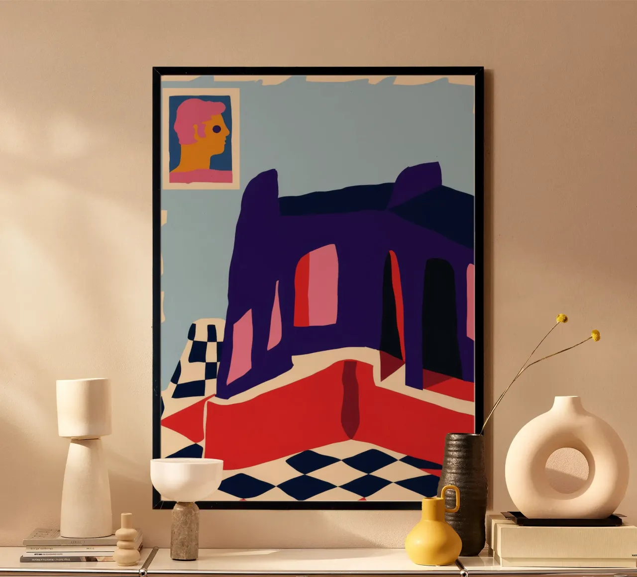 Arco cremisi Mirage carta hahnemühle da Ember Stone