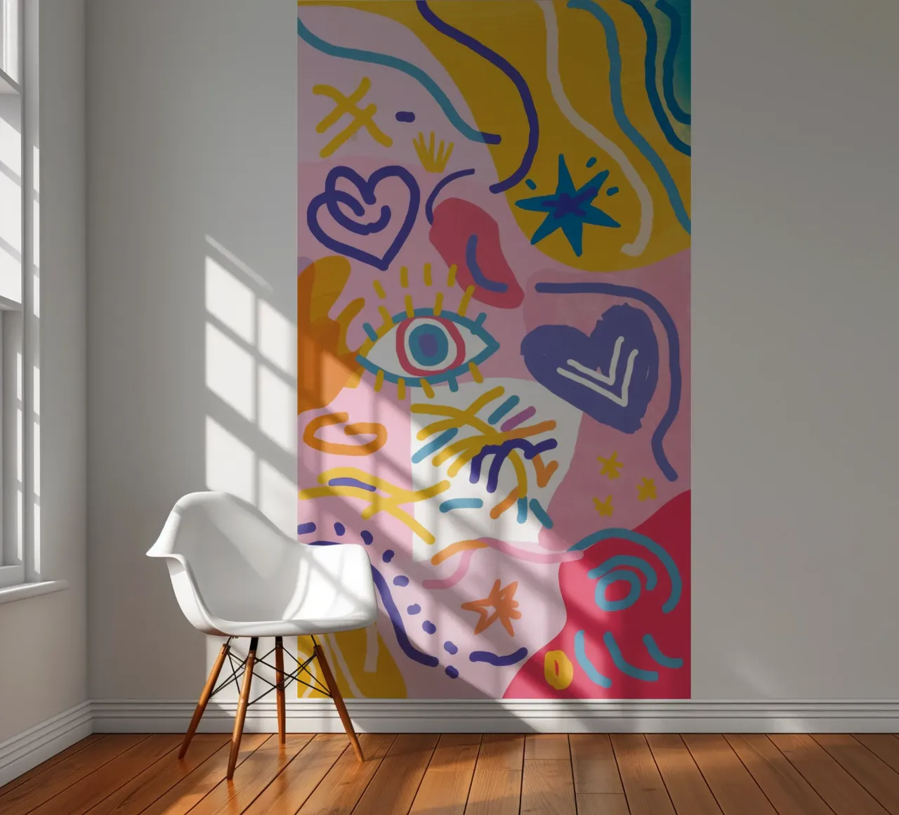 Abstract Love Celebration photo wallpaper by Chroma Haven