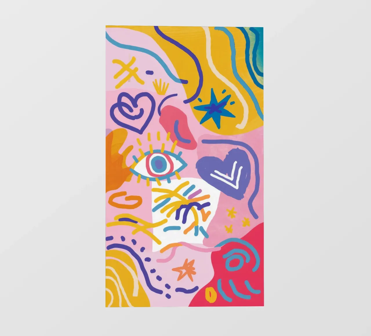 Abstract Love Celebration photo wallpaper by Chroma Haven