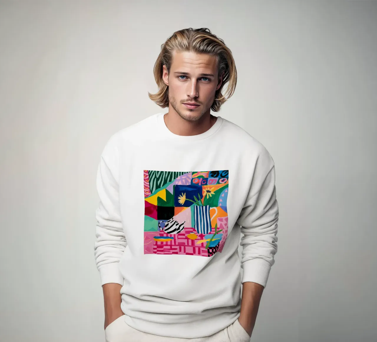 Collisione gioiosa di modelli felpa da Ember Stone