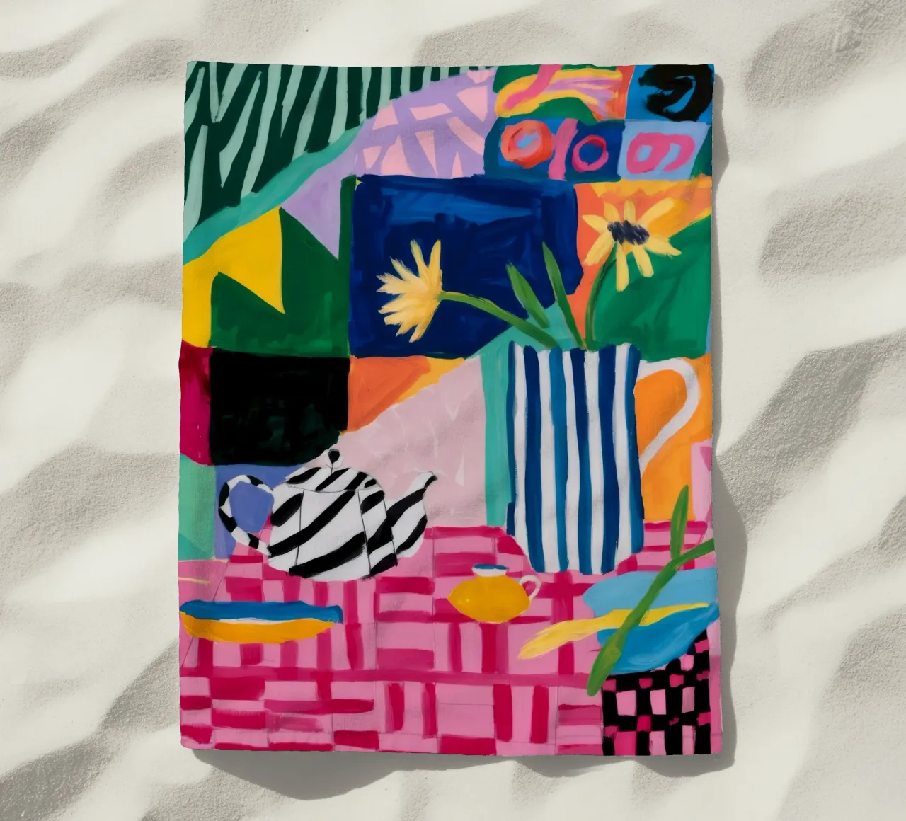 Collisione gioiosa di modelli telo mare da Ember Stone