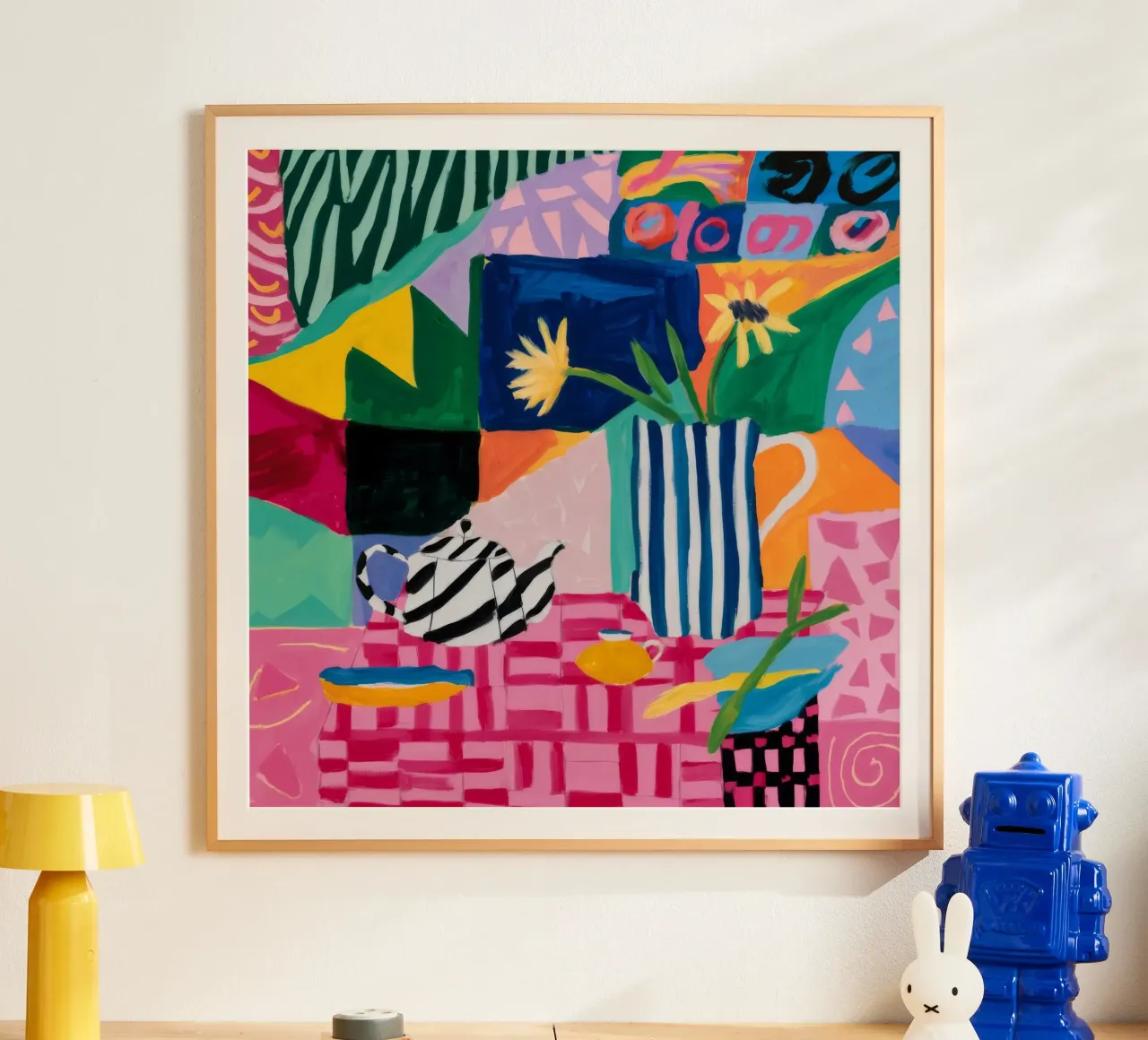 Joyful Pattern Collision hahnemühle by Ember Stone
