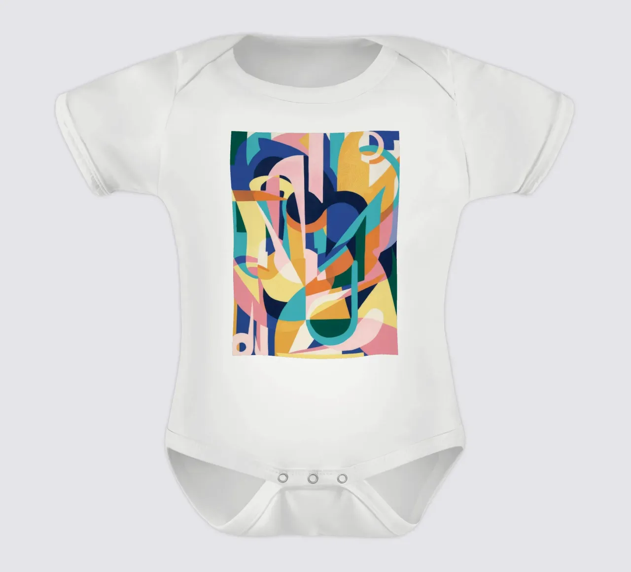 Formes rythmiques déconstruites product.type.romper-short-sleeve-baby common.byCreator Ember Stone