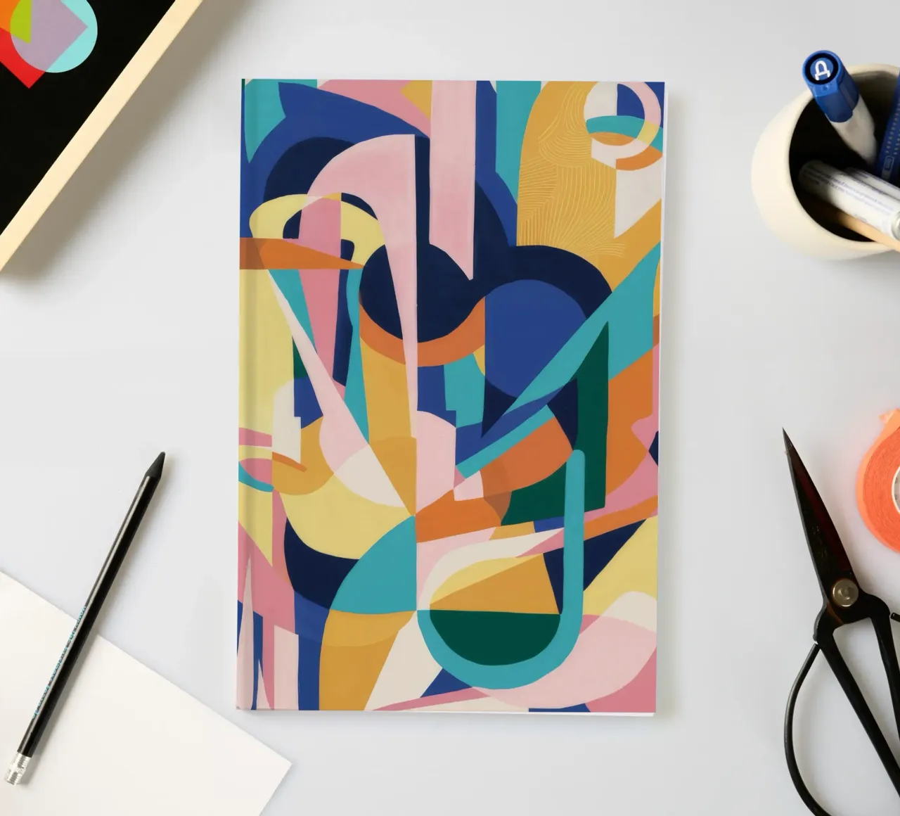 Deconstructed Rhythmic Forms notebook by Ember Stone