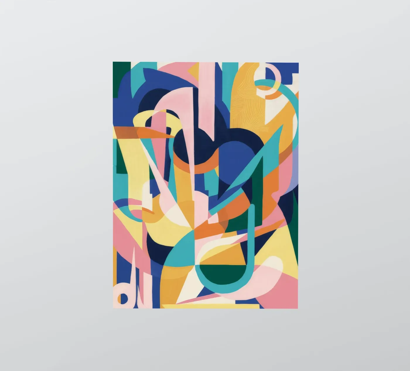 Deconstructed Rhythmic Forms adesivo da Ember Stone