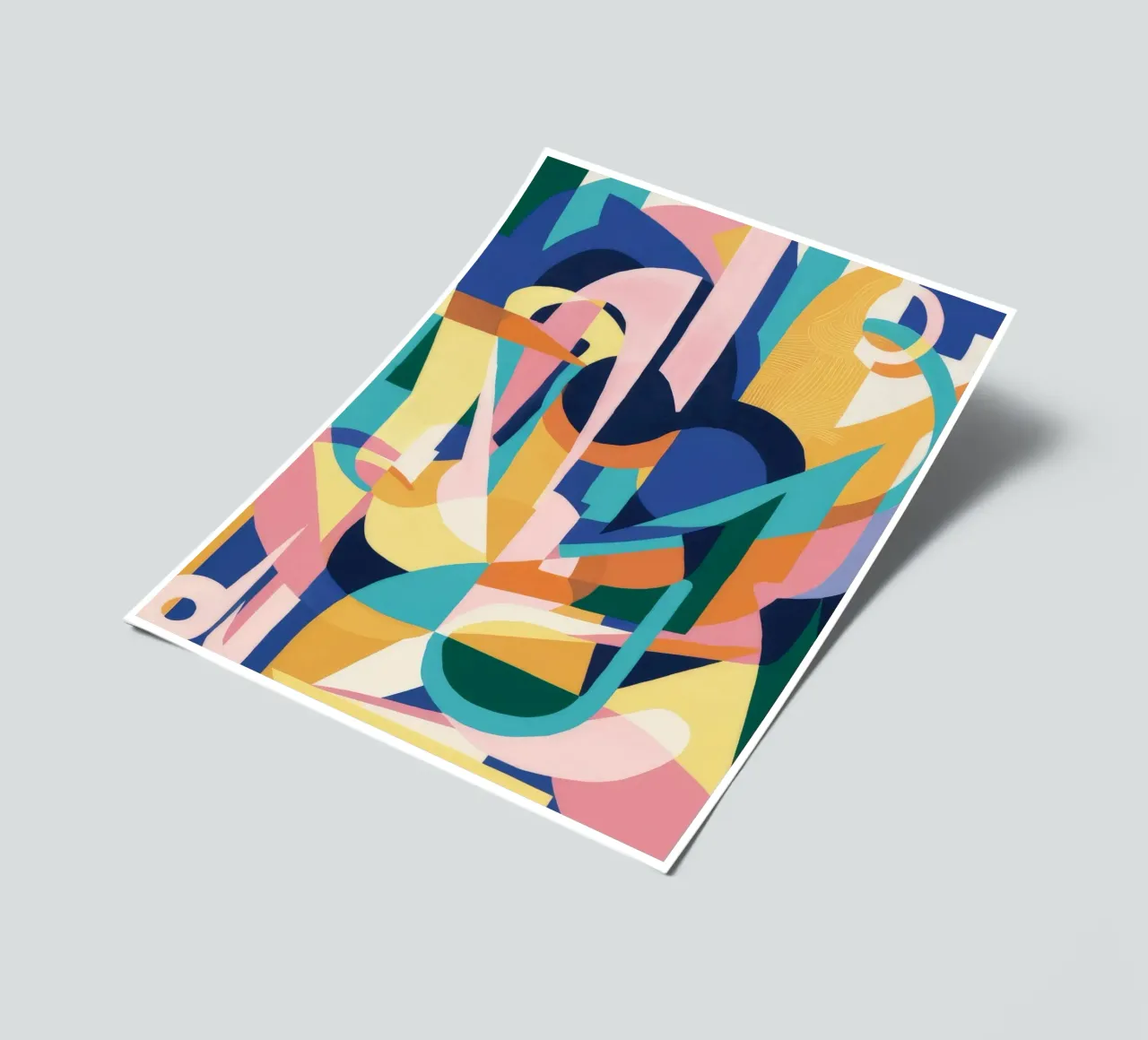 Deconstructed Rhythmic Forms sticker sheet by Ember Stone