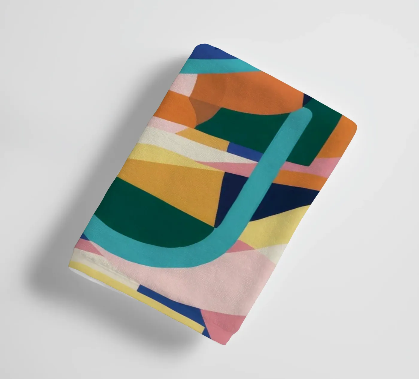 Deconstructed Rhythmic Forms towel by Ember Stone