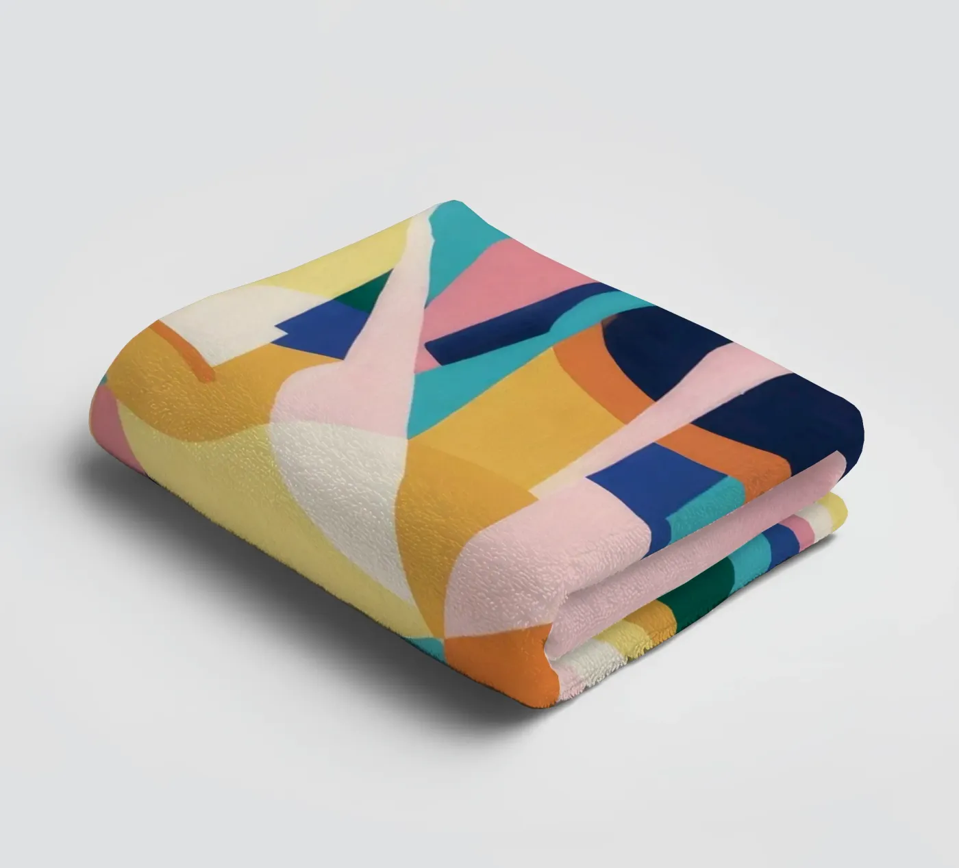 Deconstructed Rhythmic Forms towel by Ember Stone