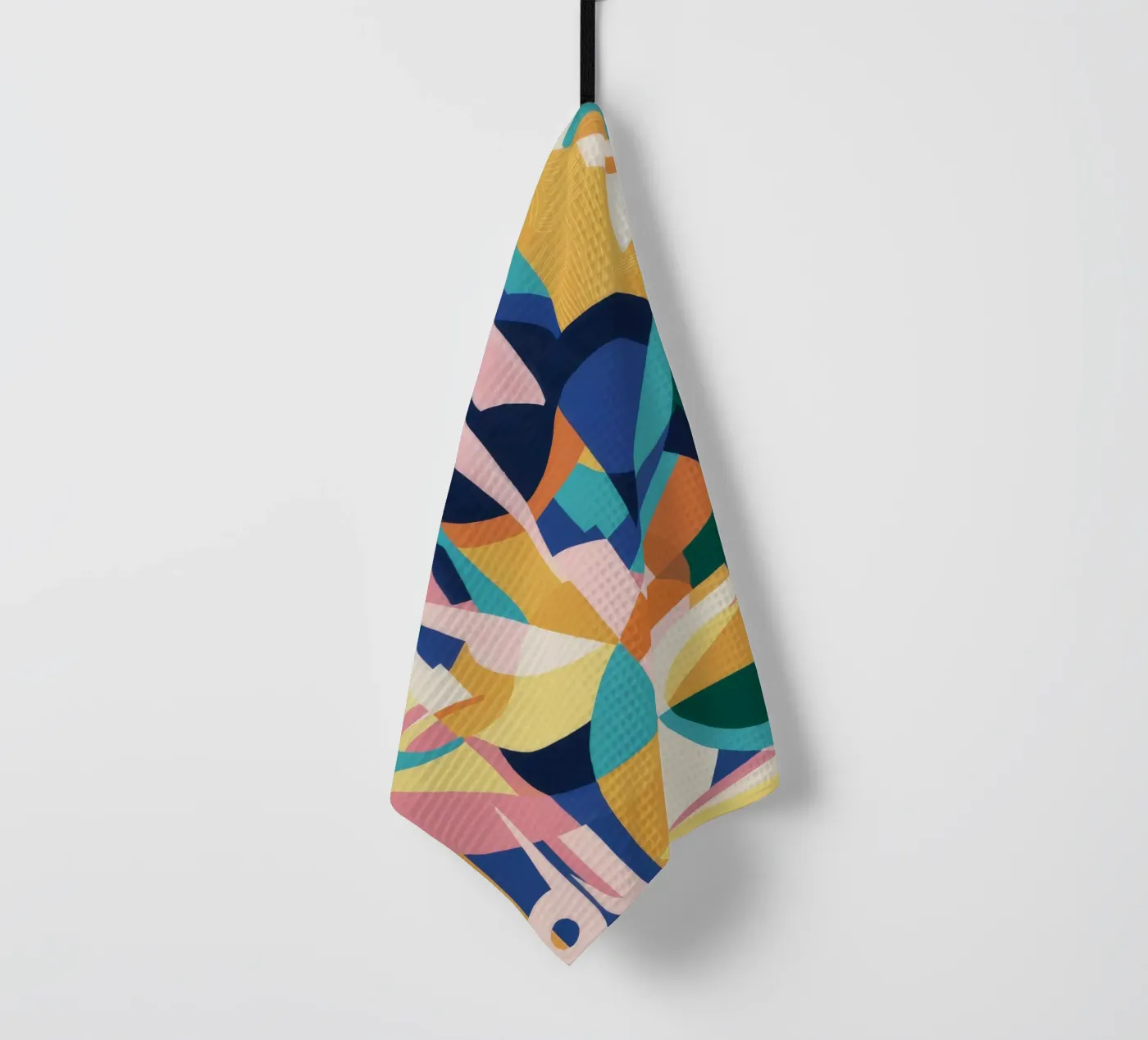 Deconstructed Rhythmic Forms tea towel by Ember Stone