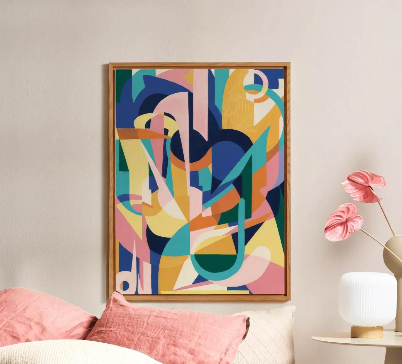 Deconstructed Rhythmic Forms forex plate by Ember Stone