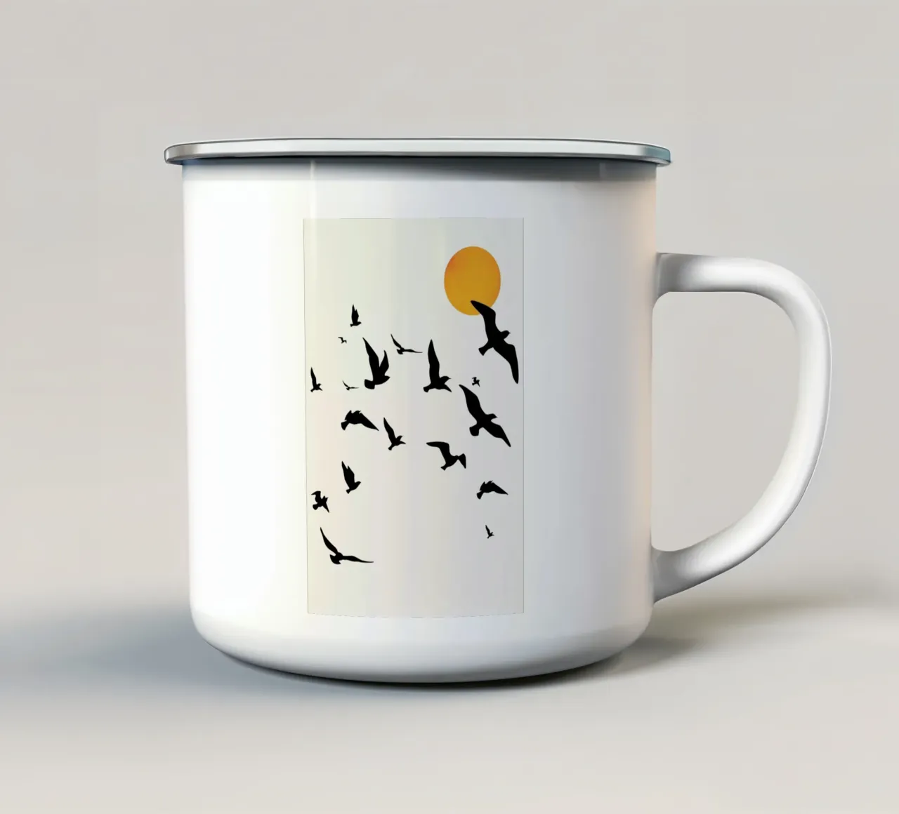 Up And Away tazza in smalto da Kubistika