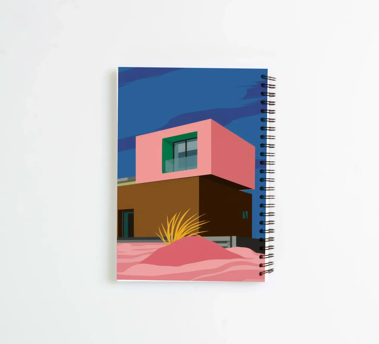 Minimalist Desert Dwelling spiral notebook by Ember Stone