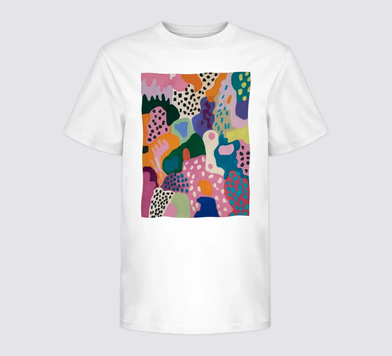 Abstract Color Play kids t-shirt by Chroma Haven
