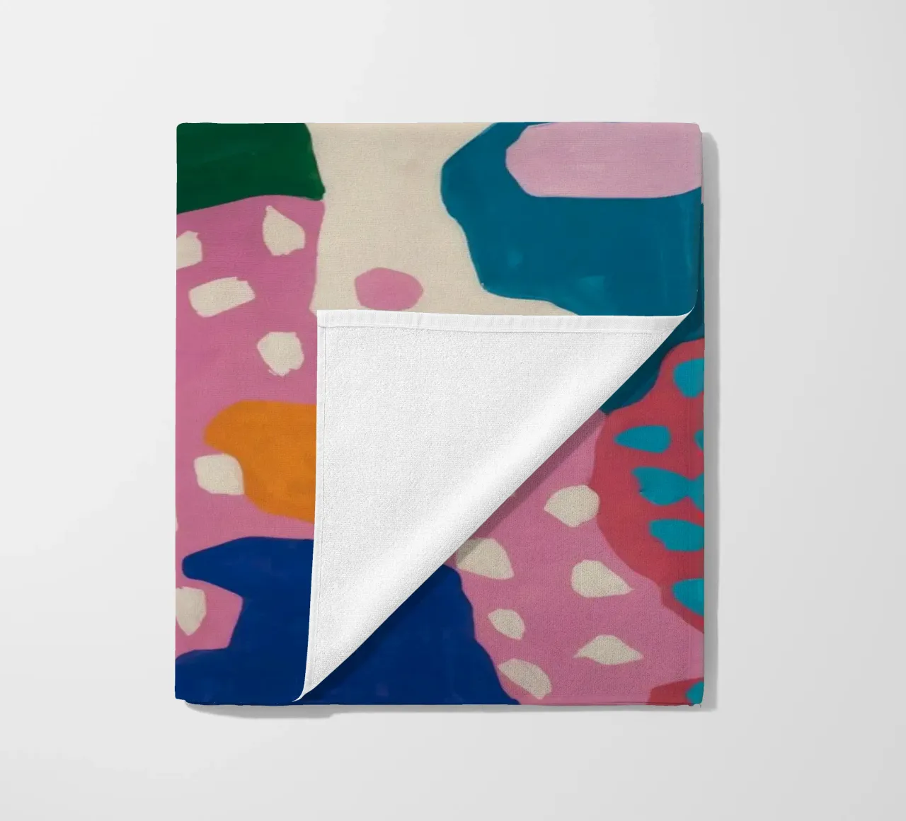 Abstract Color Play beach towel by Chroma Haven