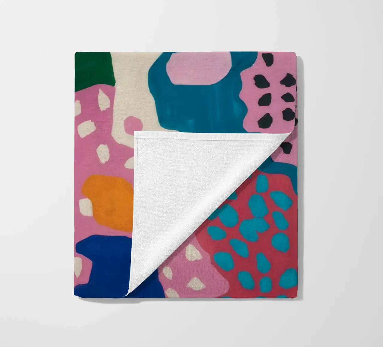 Abstract Color Play beach towel by Chroma Haven