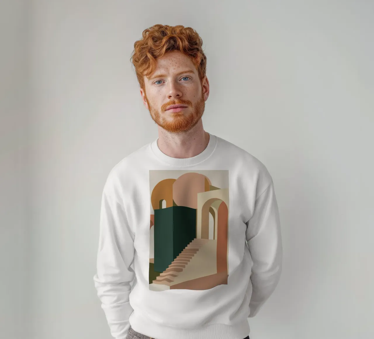 Scalinata baciata dal sole felpa da Ember Stone