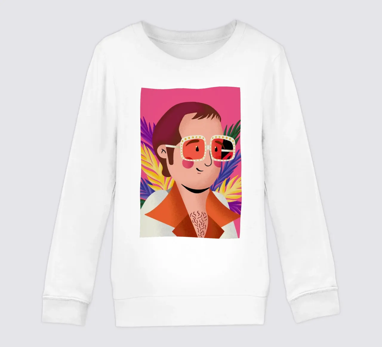 Elton John Portrait felpa bambino da Rafa Gomes