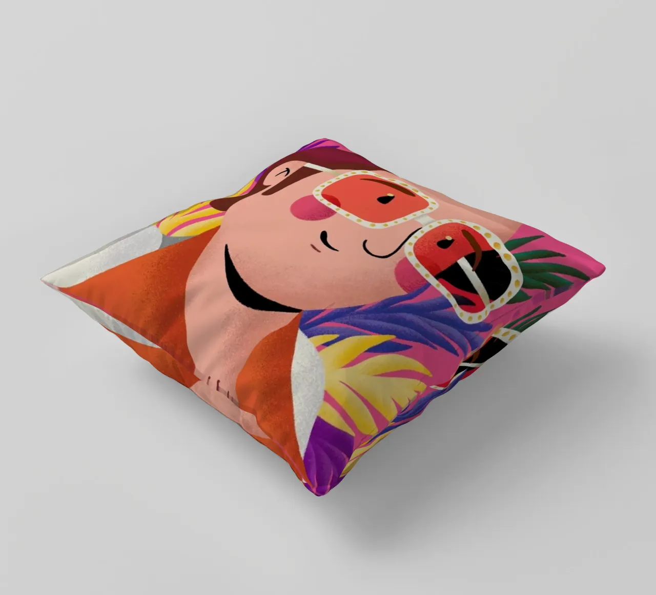Elton John Portrait cuscino da Rafa Gomes