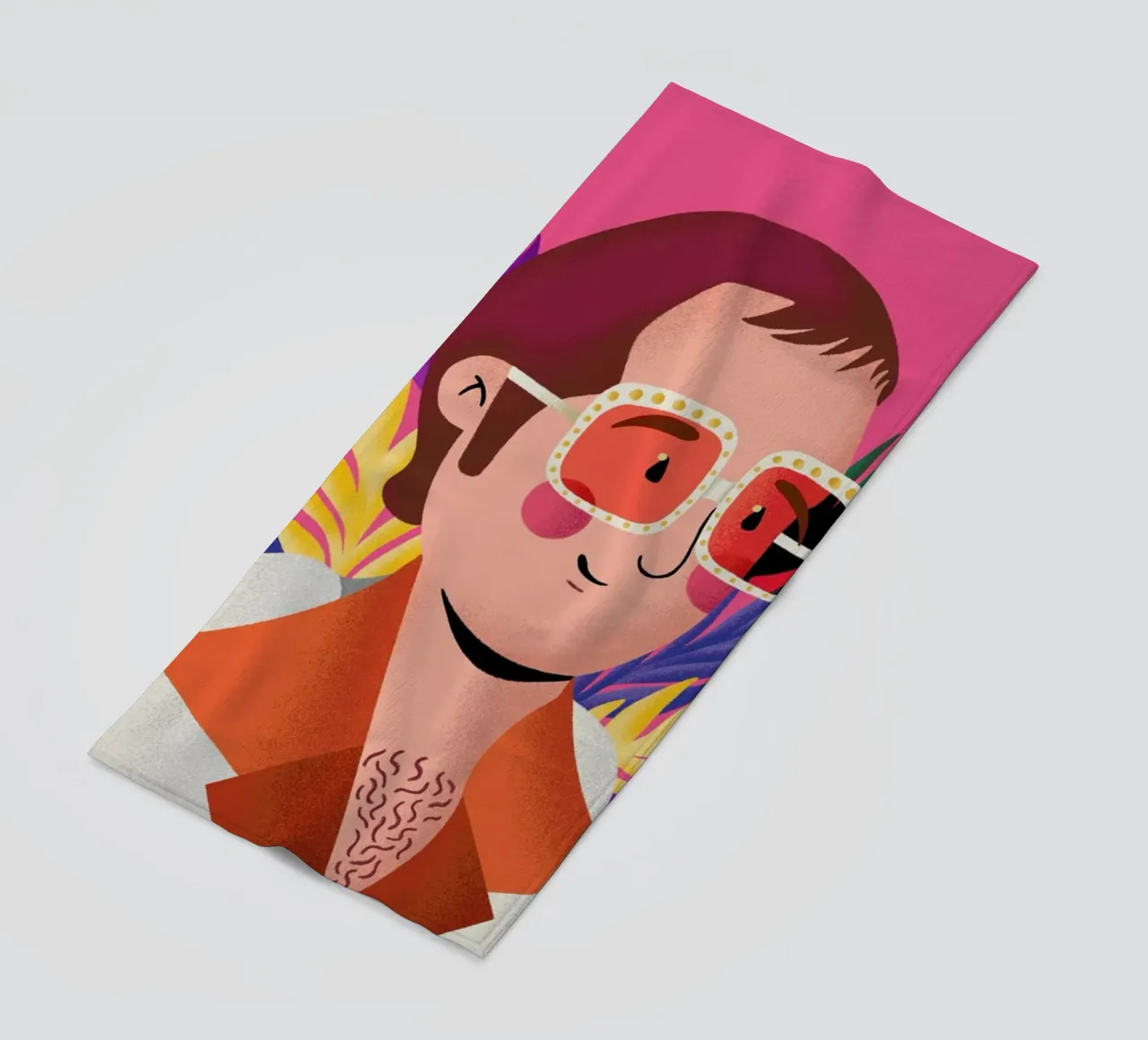 Elton John Portrait telo mare da Rafa Gomes
