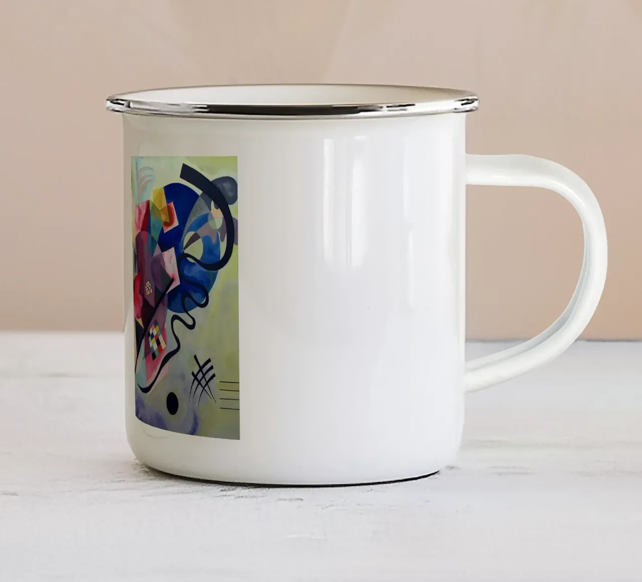 Wassily Kandinsky Arte tazza in smalto da Maegan