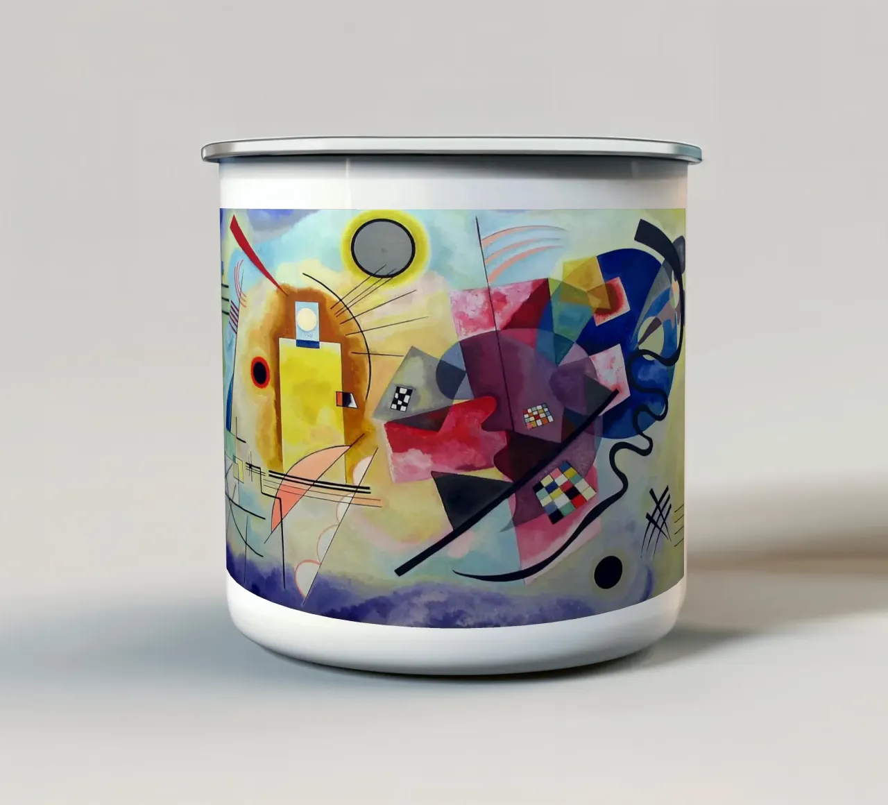 Wassily Kandinsky Arte tazza in smalto da Maegan