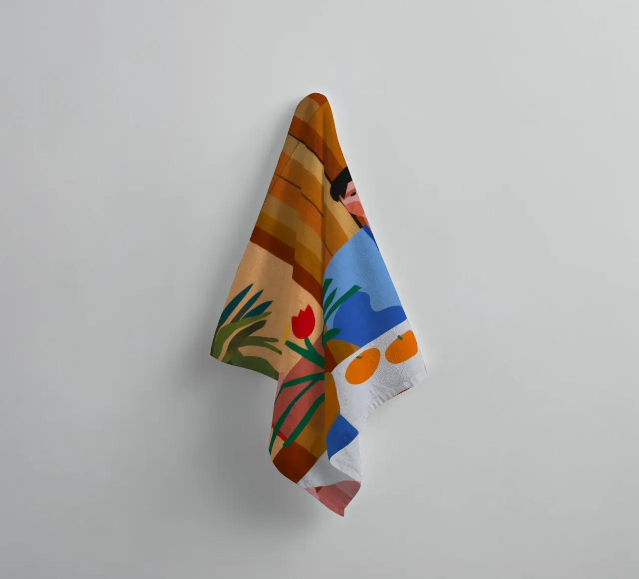 Pensive Palm Repose towel by Haven Mirage