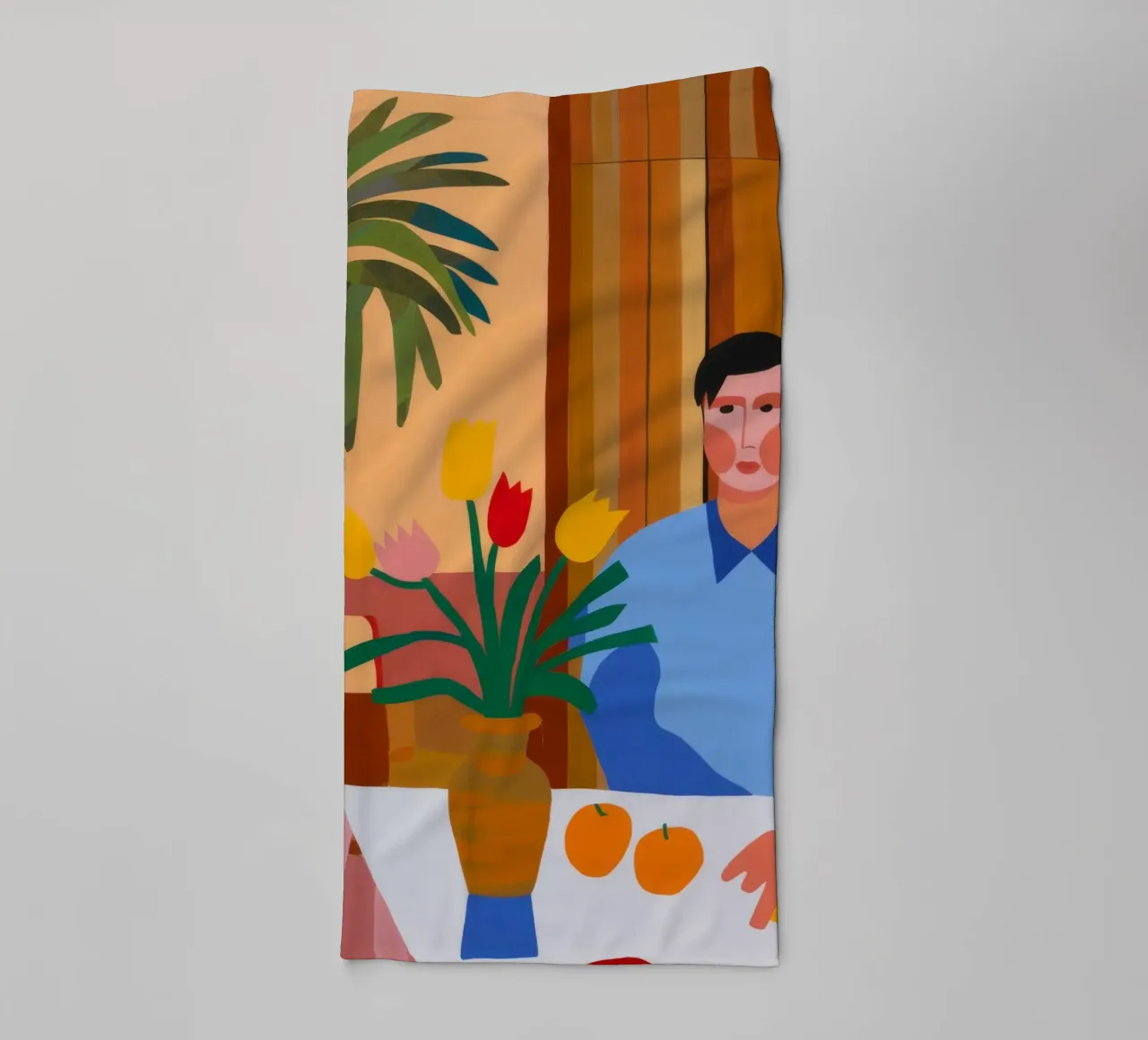 Pensive Palm Repose towel by Haven Mirage