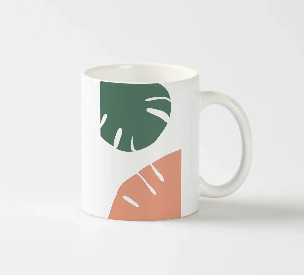 foglie combinate tazza in ceramica da HicksShop