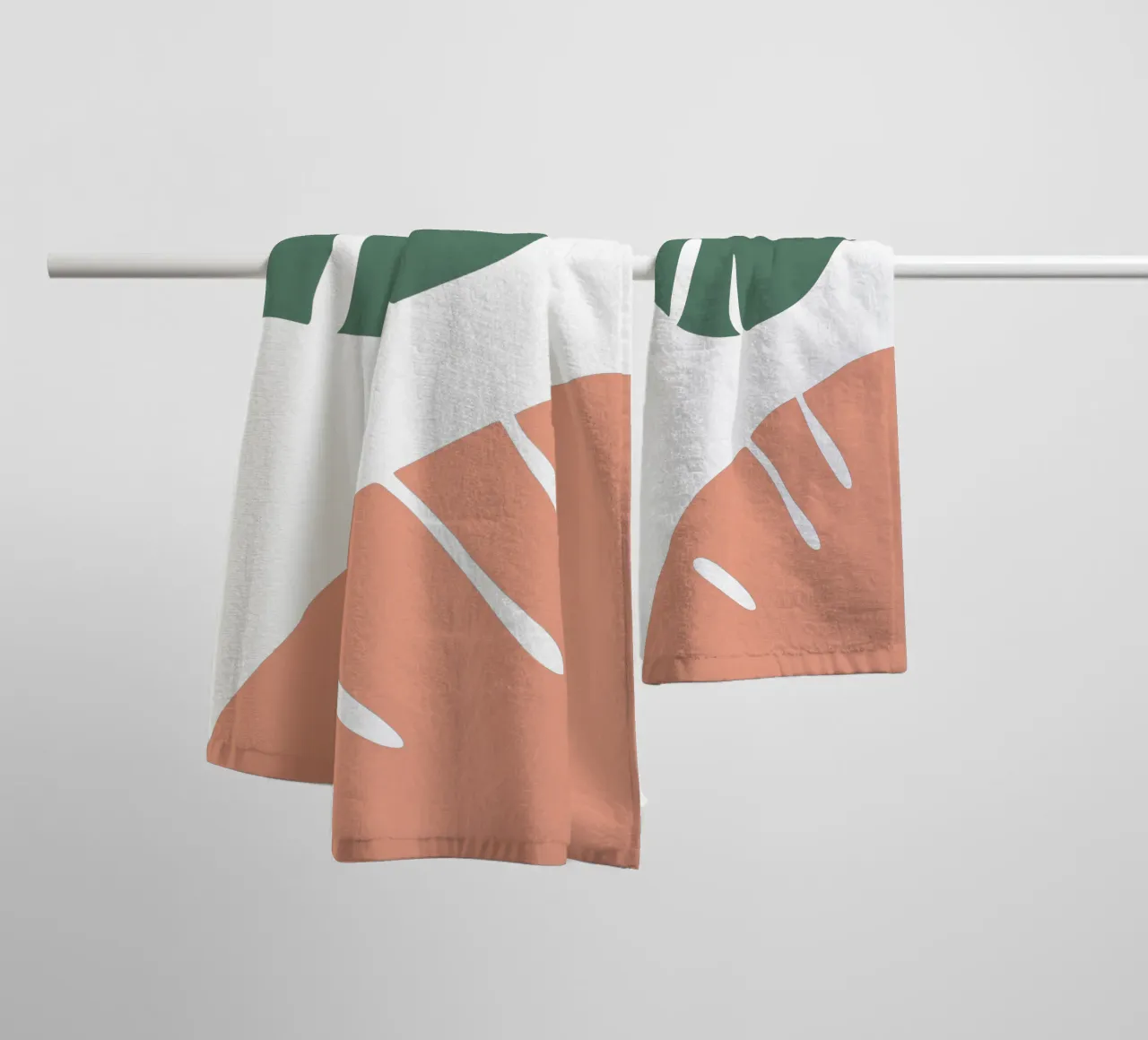 foglie combinate asciugamano da bagno da HicksShop