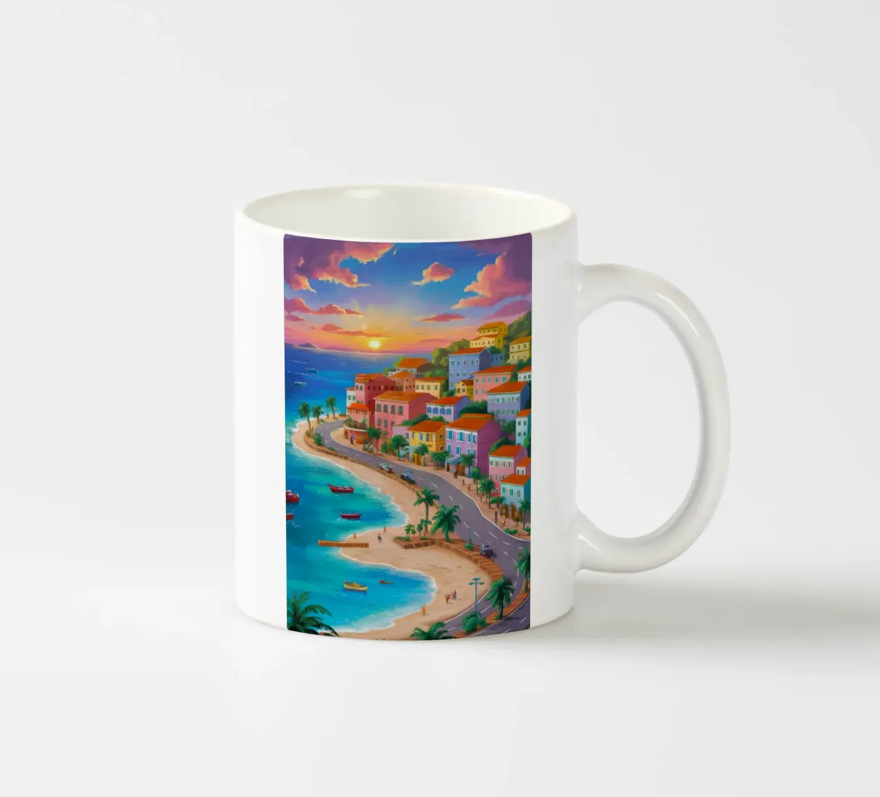 Tramonto Splendore costiero tazza in ceramica da Chroma Haven