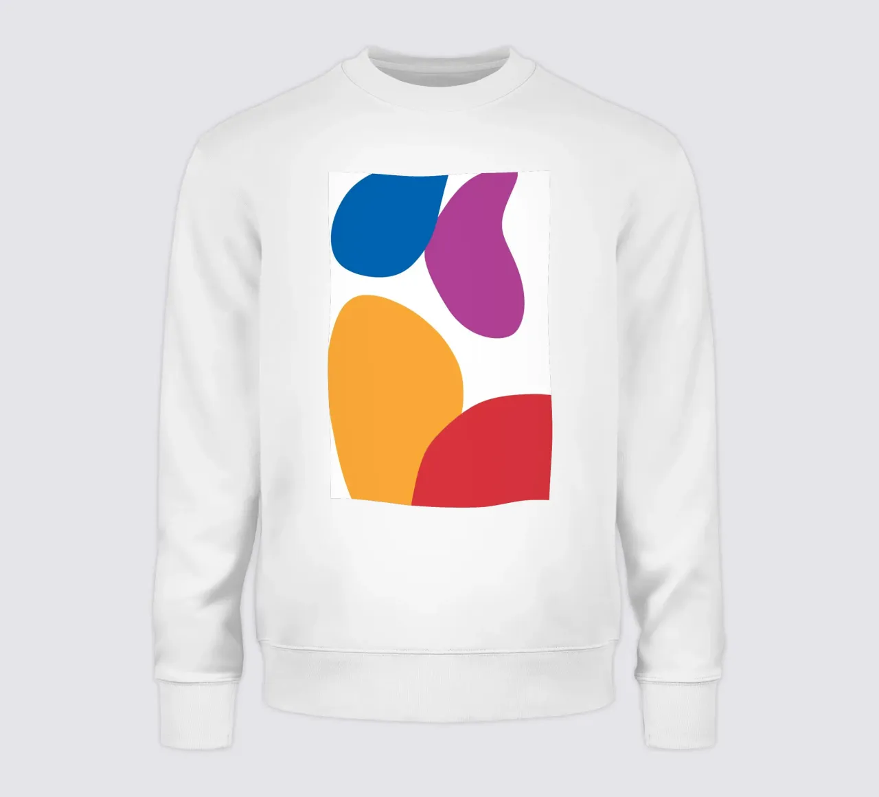 abstract and colorful shapes sweatshirt by HicksShop