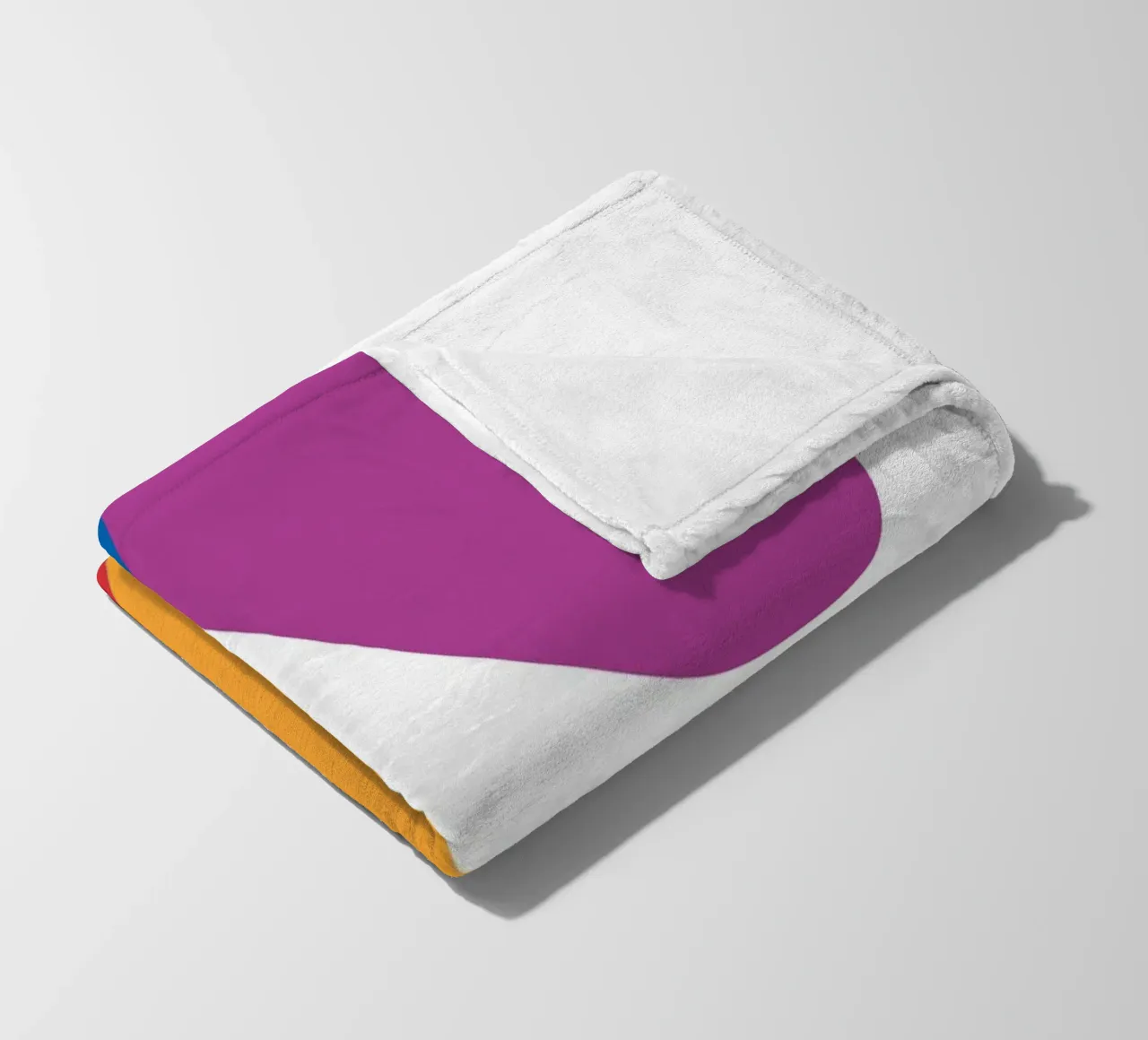 forme astratte e colorate coperta in pile da HicksShop