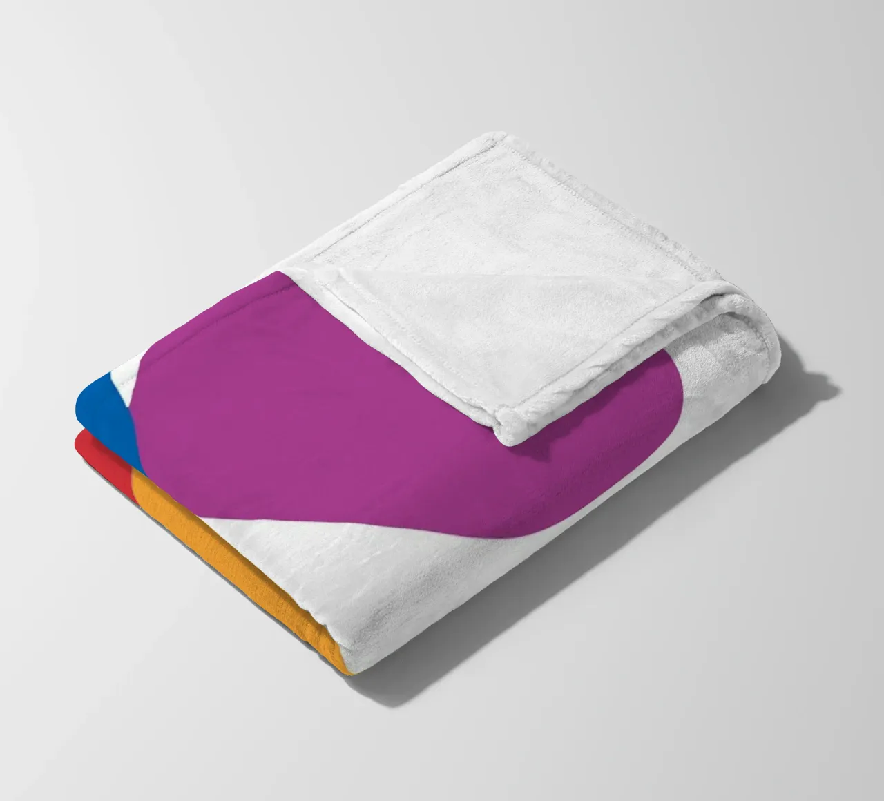forme astratte e colorate coperta in pile da HicksShop