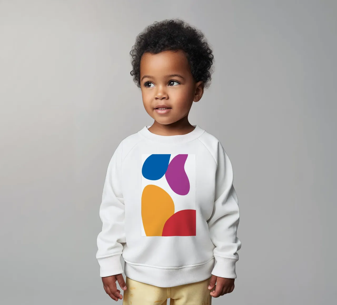 forme astratte e colorate felpa neonato da HicksShop