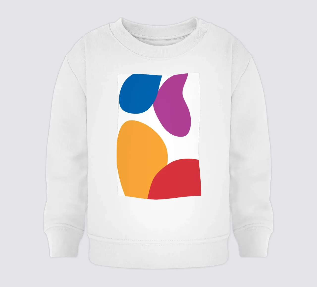 forme astratte e colorate felpa neonato da HicksShop