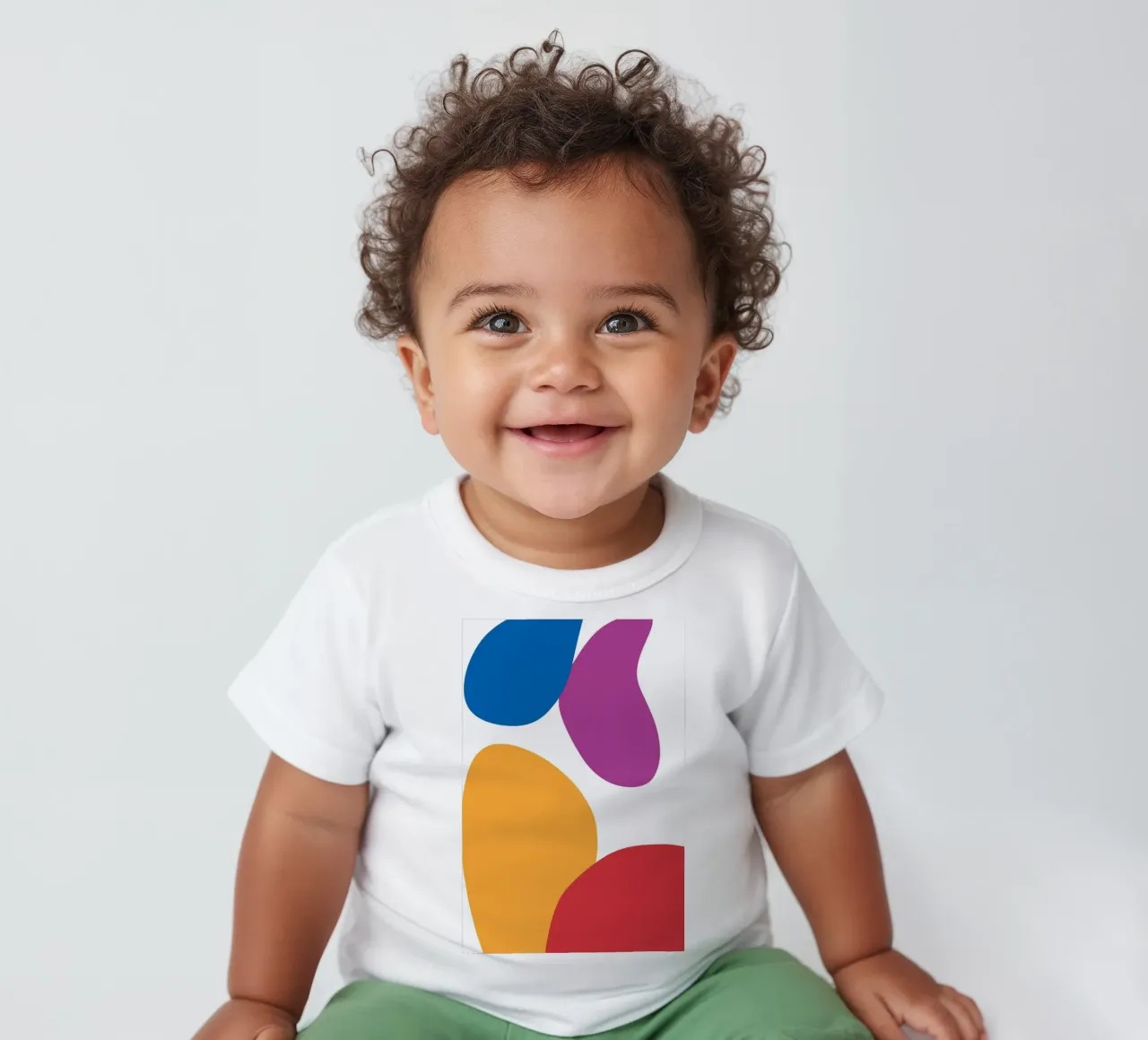 forme astratte e colorate maglietta neonato da HicksShop