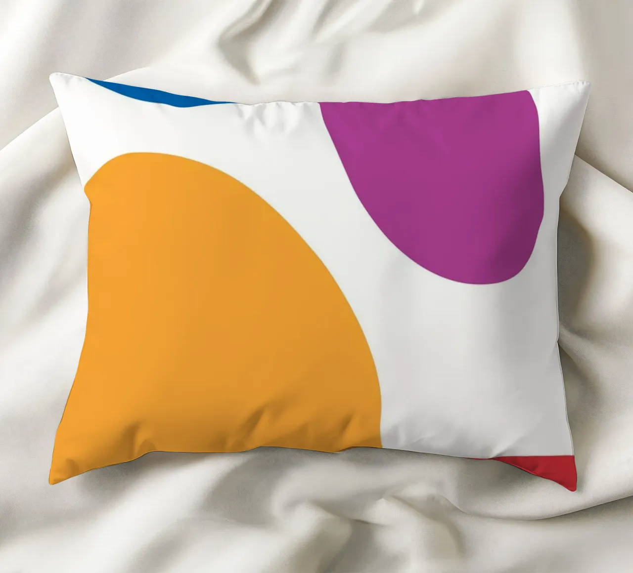 forme astratte e colorate cuscino da HicksShop