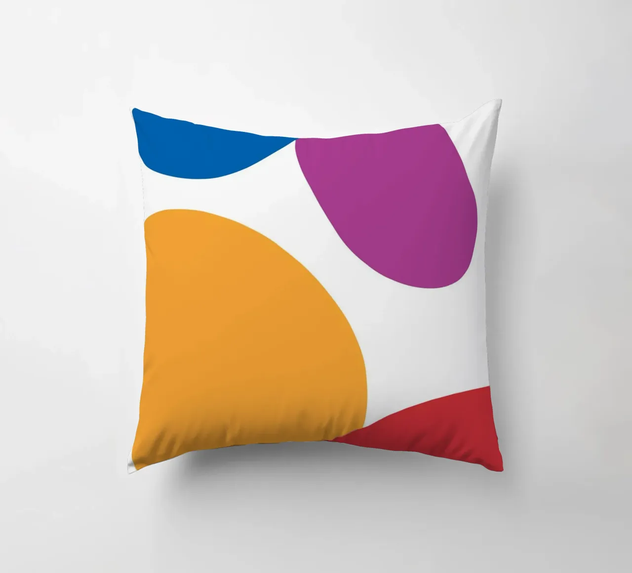 forme astratte e colorate cuscino da HicksShop