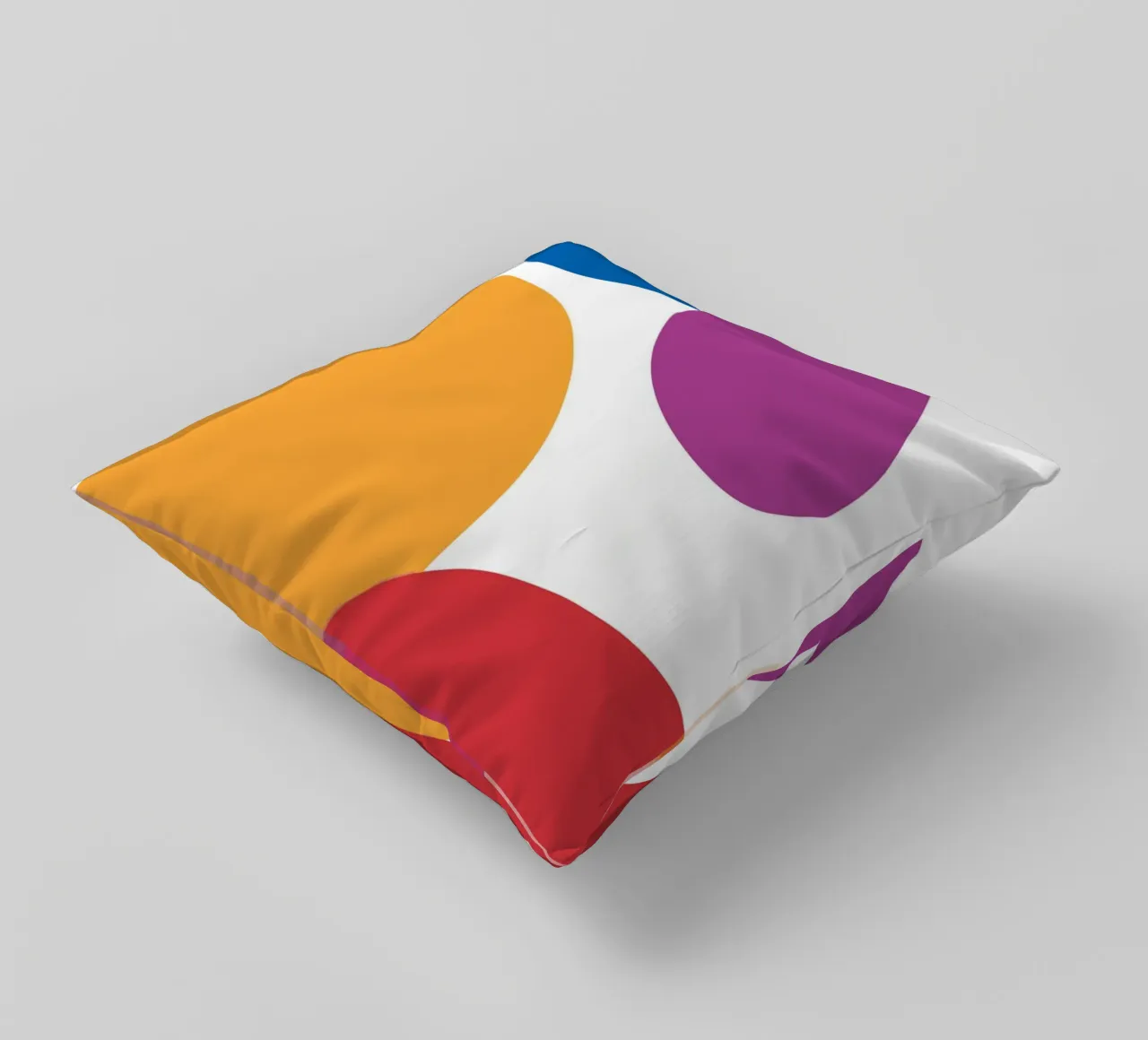 forme astratte e colorate cuscino da HicksShop