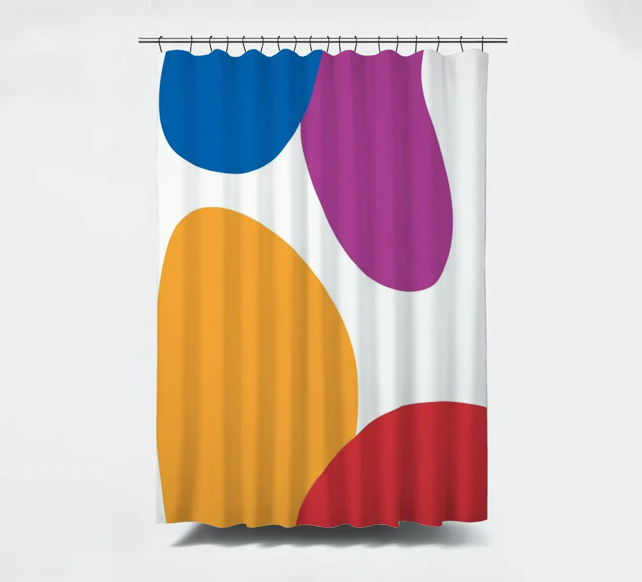 forme astratte e colorate tenda da doccia da HicksShop