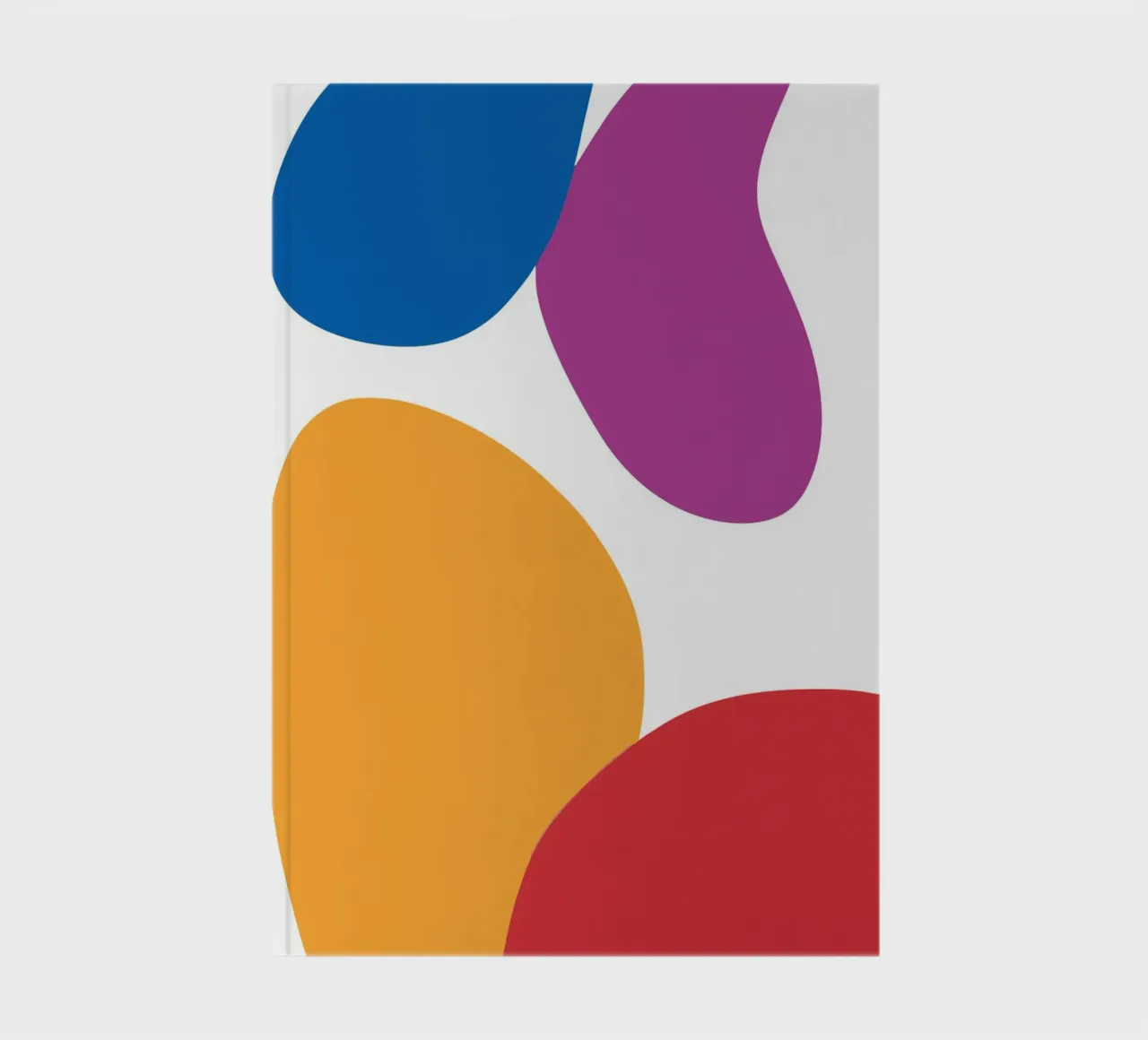 abstract and colorful shapes notebook by HicksShop